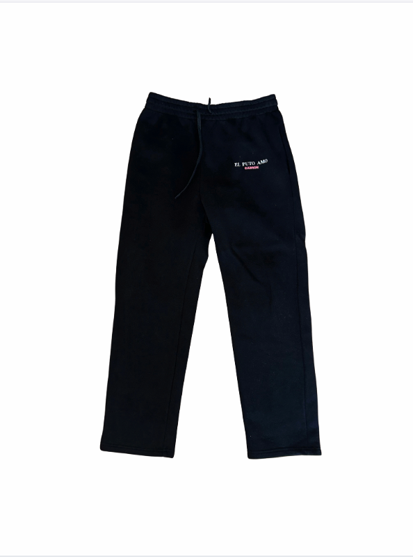 Pantalones Jogger Negros "EL PUTO AMO"