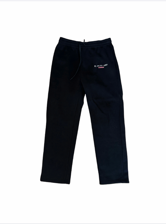 Pantalones Jogger Negros "EL PUTO AMO"