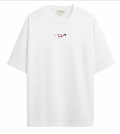 Camiseta Oversize Blanca - Colección "The King"
