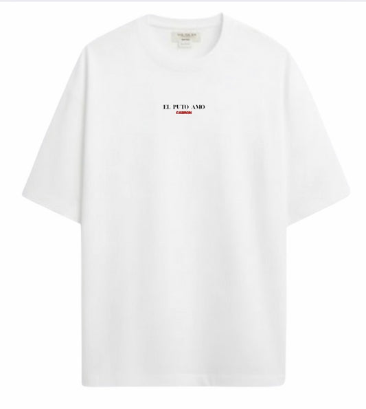 Camiseta Oversize Blanca - Colección "The King"