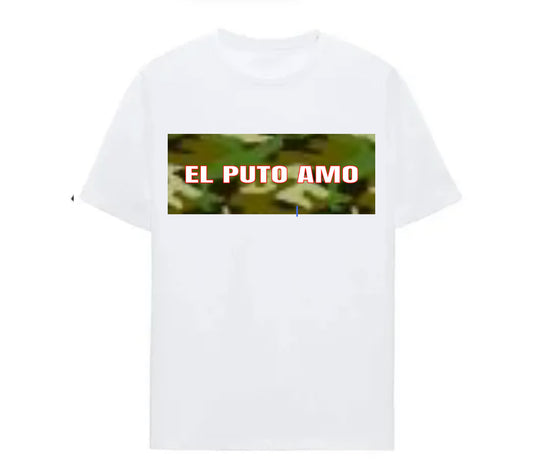 Camiseta de algodón con estampado de camuflaje