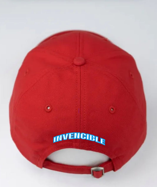 Gorra Roja "EL PUTO AMO / INVENCIBLE"