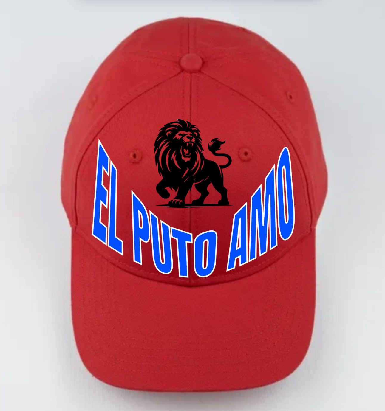 Gorra Roja "EL PUTO AMO / INVENCIBLE"