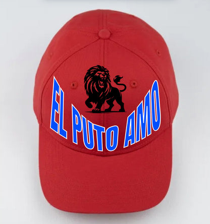 Gorra Roja "EL PUTO AMO / INVENCIBLE"