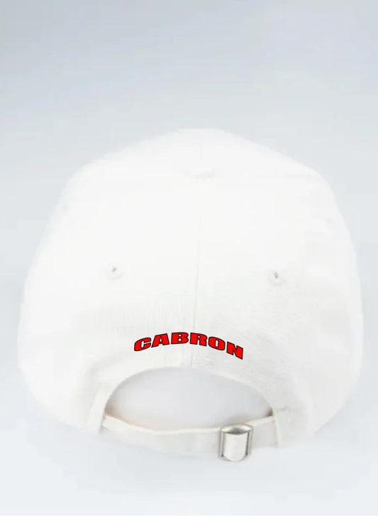 Gorra Blanca "EL PUTO AMO / CABRÓN"