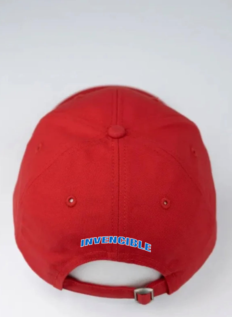 Gorra Roja "EL PUTO AMO / INVENCIBLE"